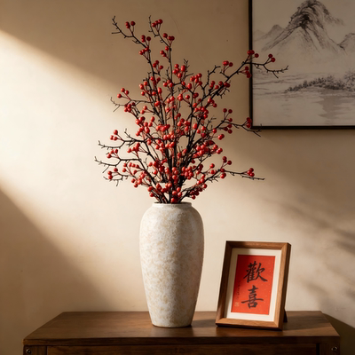 宋式美学超好看冬青腊梅专用花瓶