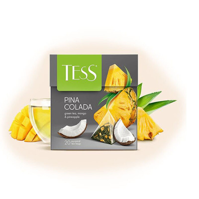果茶进口TESS牌菠萝芒果绿茶