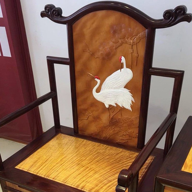 金丝楠木太师椅新中式实木椅子红木家具圈椅仿古明清古典客厅组合,住宅家具,圈椅,淘宝优惠券,粉丝福利购,淘宝优惠卷