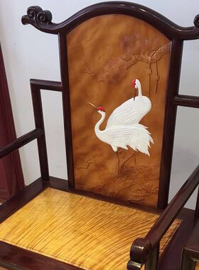 金丝楠木太师椅新中式实木椅子红木家具圈椅仿古明清古典客厅组合