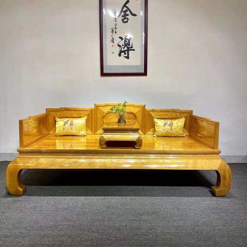 金丝楠木罗汉床中式禅意简约