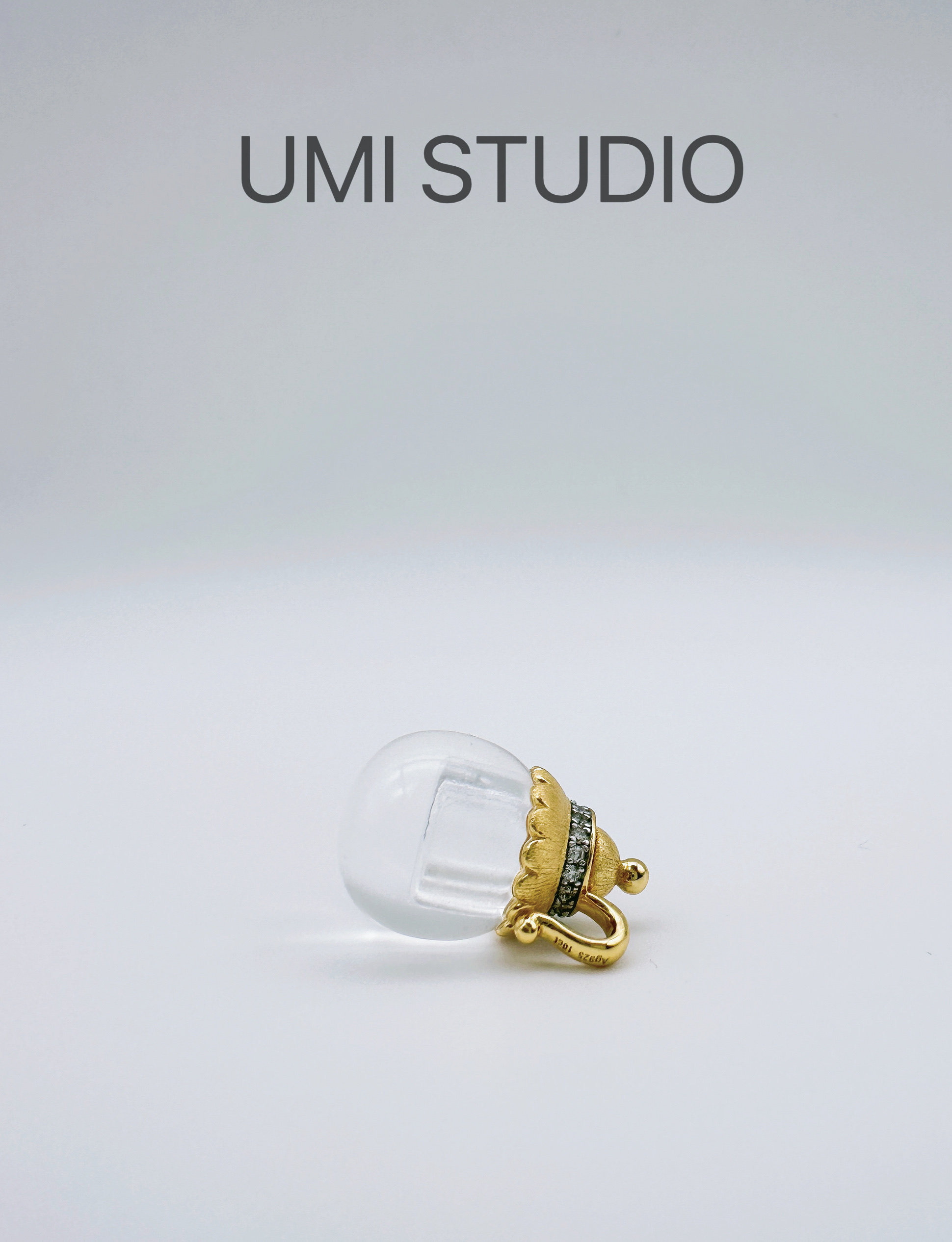 UMI家&middot;轻珠宝/S925银镀金&middot;情人节好礼拉丝香水瓶吊坠项链复古