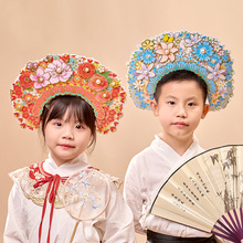 母亲节创意簪花头饰diy儿童制作材料包幼儿园发箍非遗装饰花帽子