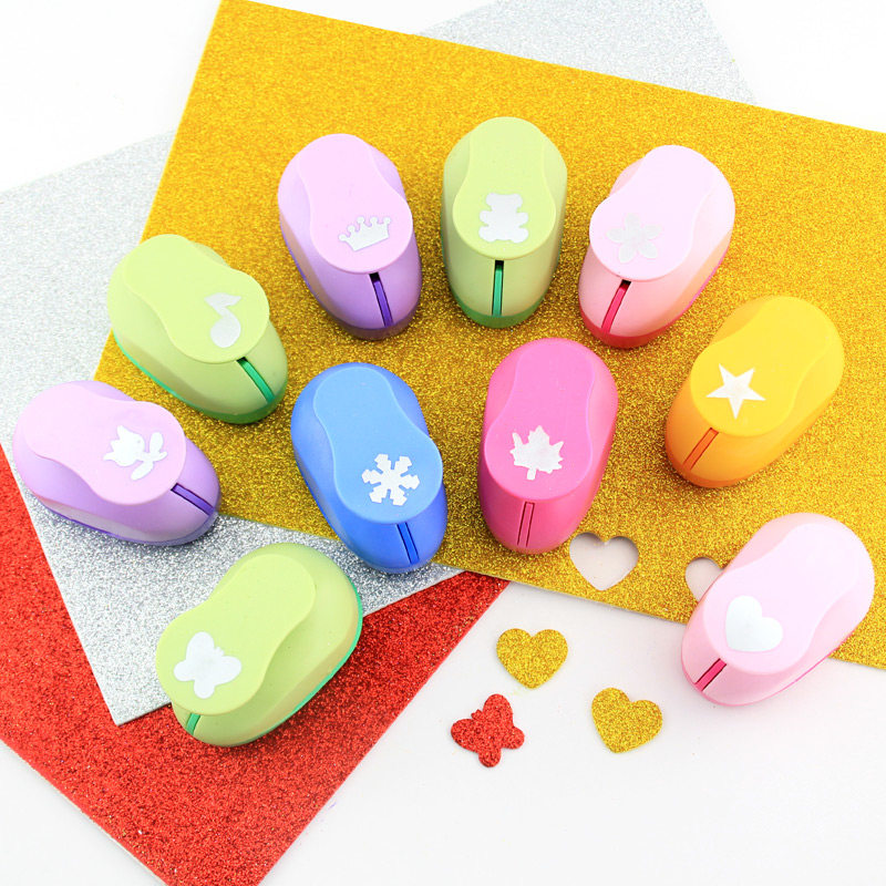 儿童手工diy相册制作工具大号省力打花压花器 创意贺卡打孔印花机