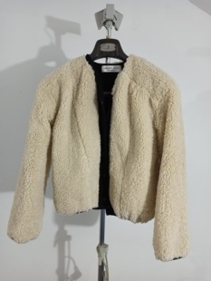 韩国东大门进口EARLGREY_PEOPLE时尚毛绒外套