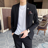 西服套装男英伦韩版修身西装两件套商务A470-LJT26-P175大码加价，男装西服套装，电商A207