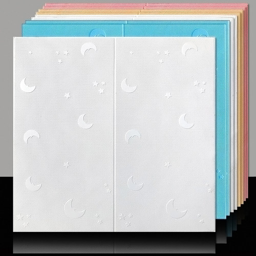 墙纸自粘儿童房卧室壁纸防撞墙贴