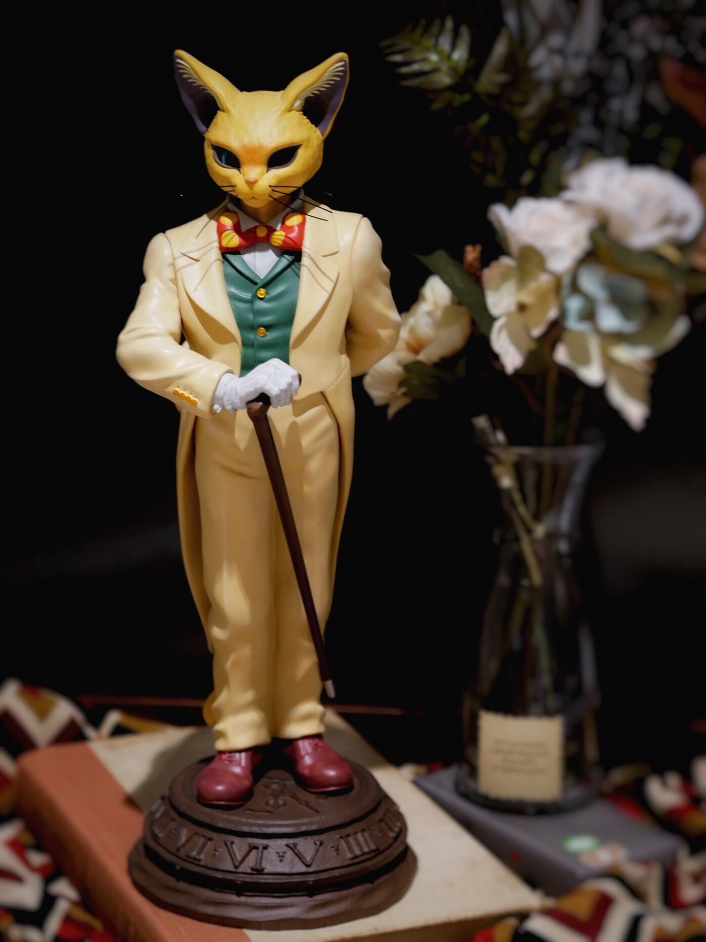 吉卜力宫崎骏动漫周边侧耳倾听猫的报恩猫男爵25周年纪念摆件手办