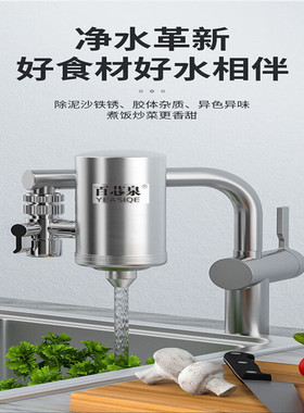 百芯泉史帝夫龙头净水器除氯阻垢
