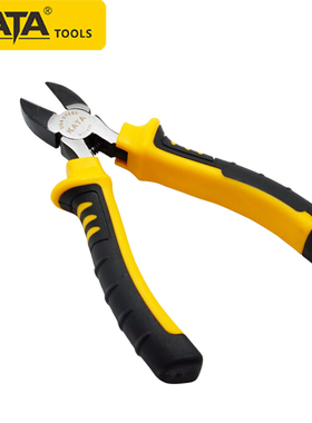 锴达（KATA）钳子省力斜嘴钳6英寸斜口钳剪线钳偏口钳发黑KT1826