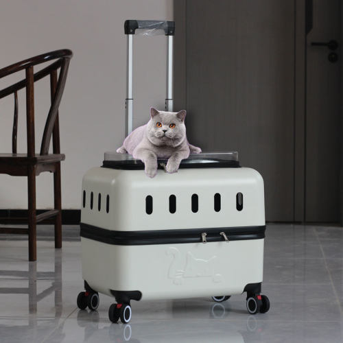 大容量宠物拉杆箱猫包外出便携猫咪背包狗行李箱两只猫箱宠物推车