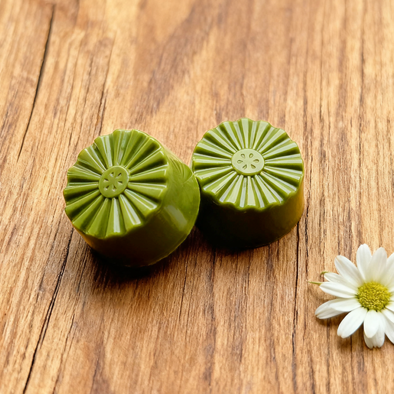圆形小花巧克力模具 9g折纸花巧克力bonbon烘焙工具 PC材质1336