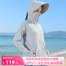 迈奥里防晒衣女款2024新款夏季冰丝轻薄透气防紫外线upf50+防晒服