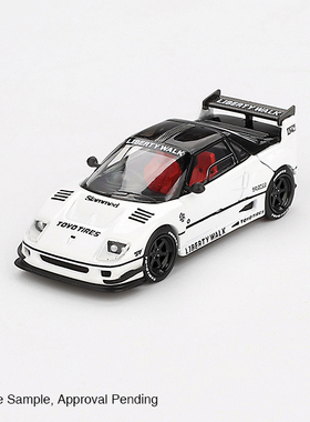MINIGT 1:64 #953 Mazda AZ-1 Liberty Walk LB40 白色合金车模
