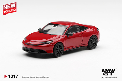 MINIGT 1:64 #1317 本田Honda Prelude 拉力红 合金汽车模型