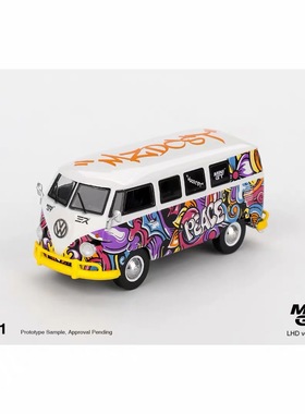 MINIGT 1:64 #1191 大众 T1 Microbus Mizu 合金汽车模型
