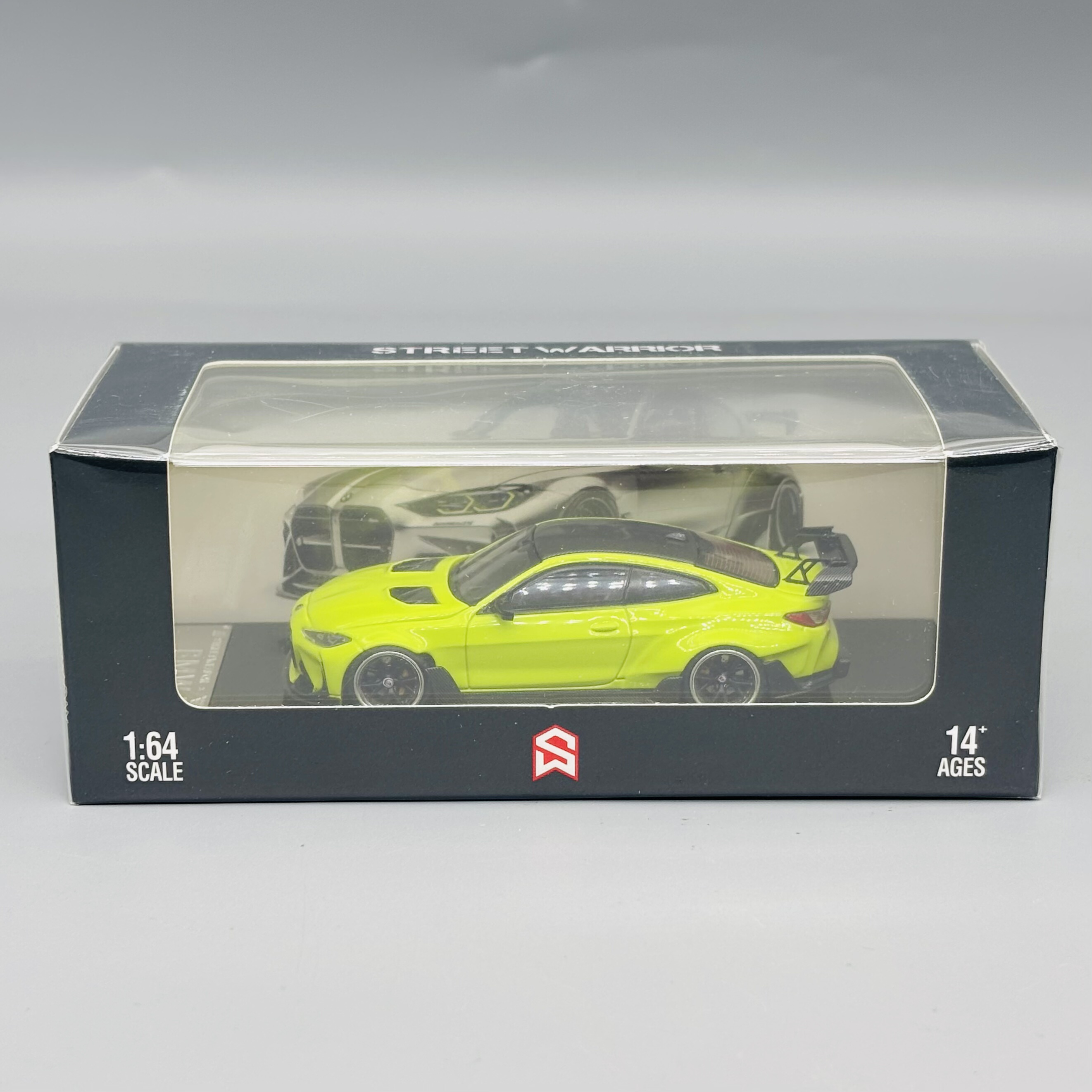 SW 1:64 BMW G82 m4 紫色 银色 灰色 苍岭绿特别版 合金汽车模型