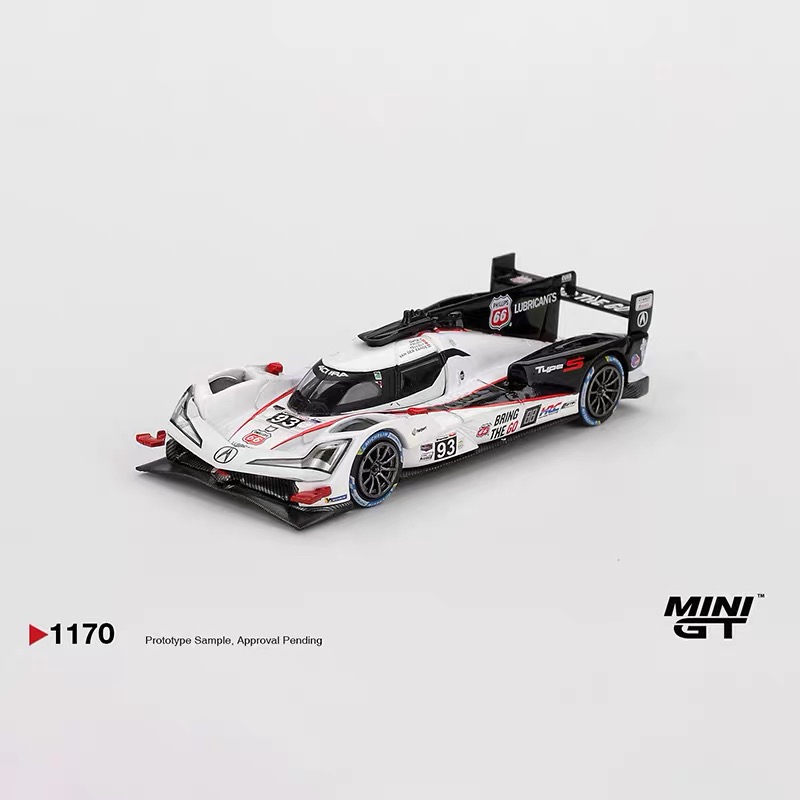 MINIGT 1:64 #1170 讴歌Acura ARX-06 GTP #93赛车 合金汽车模型