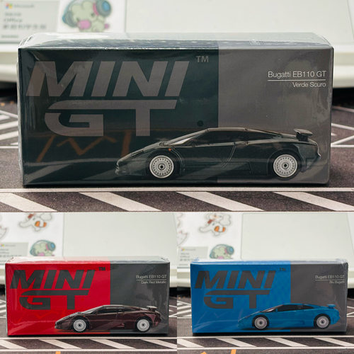 MINIGT 1:64 #968#806#844 布加迪 Bugatti EB110 GT 合金车模