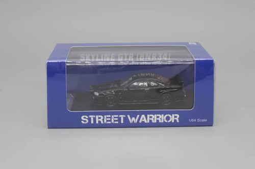 SW 合金1:64房车跑车模型GT-R天际线R34雪地Z-Tune高配适用于日产