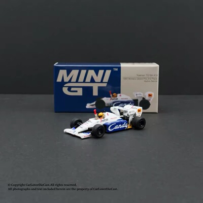 MINIGT 1:64 #1118 Toleman TG184 #19 Ayrton Senna 合金车模