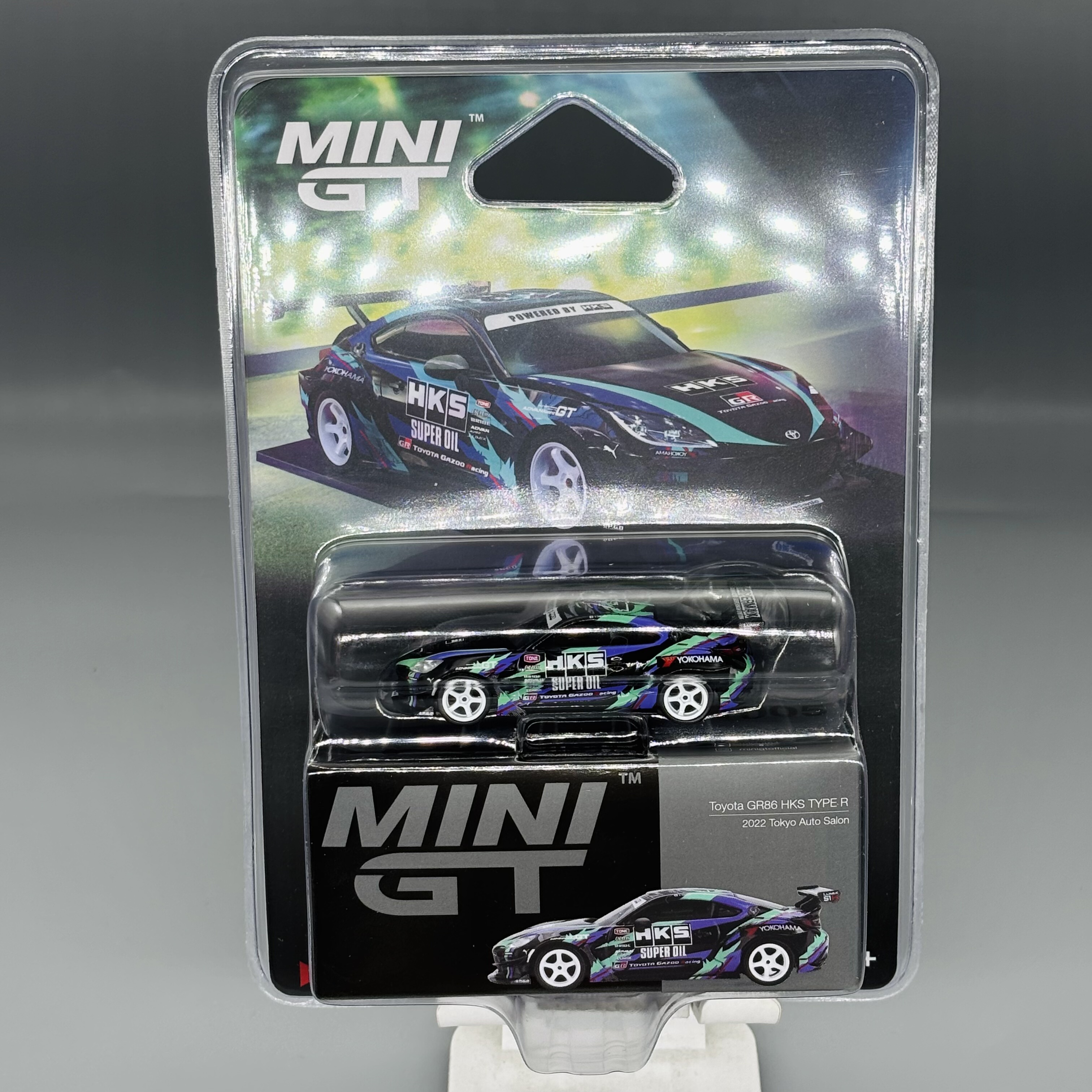 MINIGT 1:64 #1005 丰田 GR86 HKS TYPE R 2022东改 汽车模型