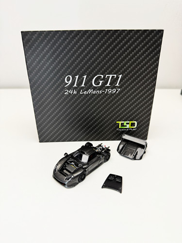 TSD 1:64 Porsche 911 GT1 24h LeMans 1997 合金汽车模型