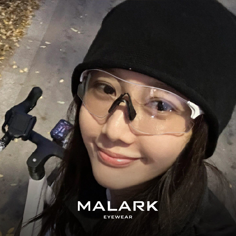 MALARK变色骑行眼镜日夜两用可配近视太阳镜女防风防晒登山护目镜