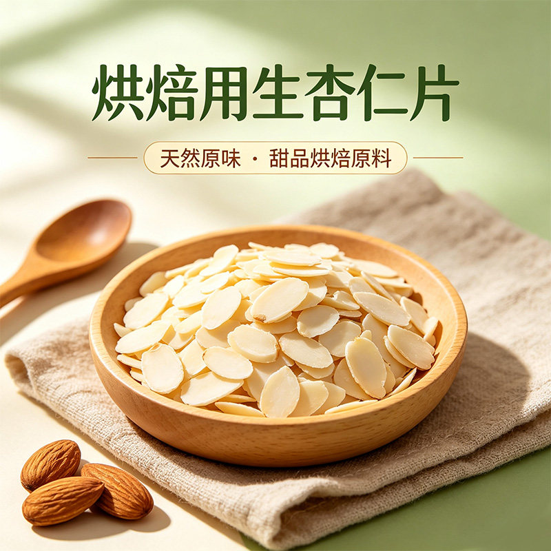 烘焙原料美国进口金山蓝钻杏仁片图片