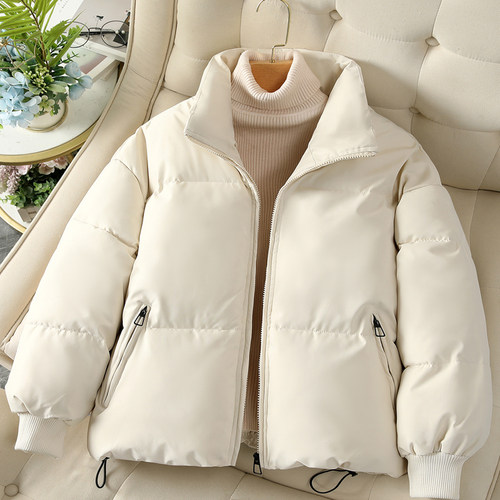 2025新款羽绒棉服女短款韩版ins宽松面包服立领厚棉衣冬季外套女