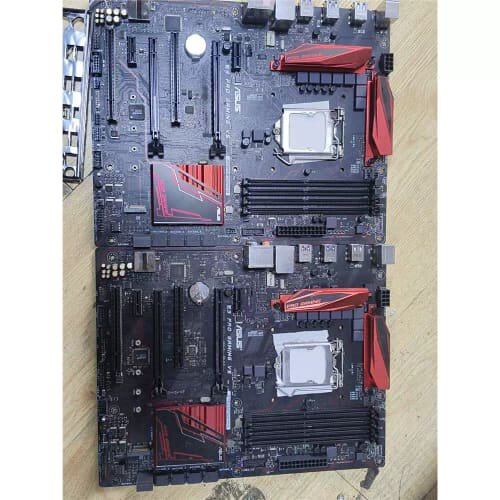 议价 E3 PRO GAMING V5主板 DDR4大板 两张