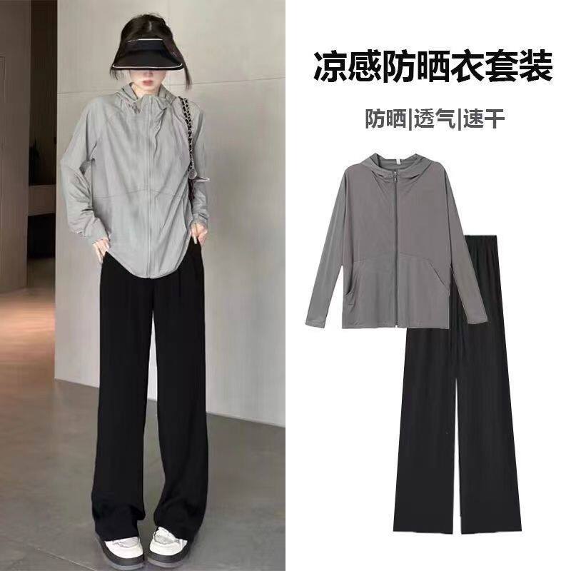 冰丝防晒衣女外穿2025新款夏季薄款连帽外套防紫外线防晒服小个子
