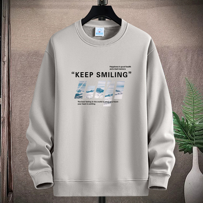 圆领卫衣男青少年打底衫长袖加绒