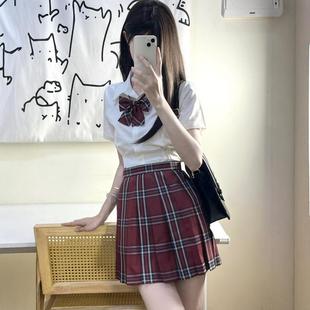 PINOPOCKET口袋商店【炽翎】全涤jk制服百褶裙+同格平角领结