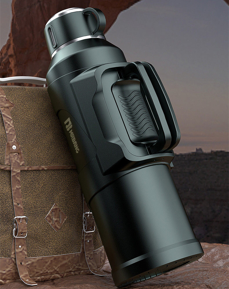 加厚保温水壶大容量户外保温壶3升水杯子女男车载便携316不锈钢瓶