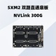 英伟达V100 SXM2双卡直通300GNVLink互连Aom sxmv简化