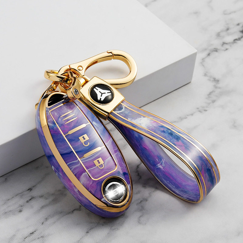 适用日产轩逸14代21款钥匙套女经典逍客骐达奇骏劲客轩逸天籁车包