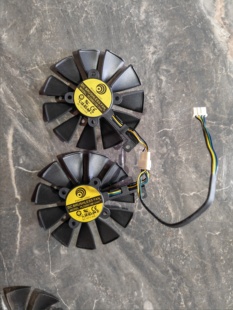 1070 570 580显卡风扇 双滚珠轴承 华硕ASUS 一对 GTX1060