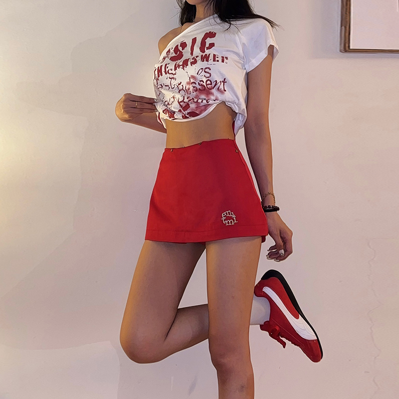 美式潮流半身裙超短裙女