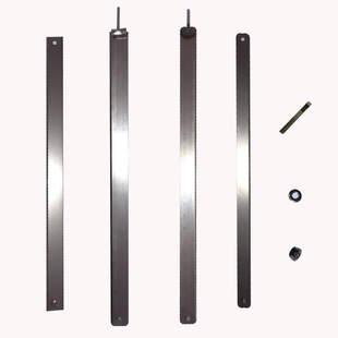 挂钩螺丝320 合金材质 355 切鱼片机刀片 斜切鱼片机刀片不锈钢