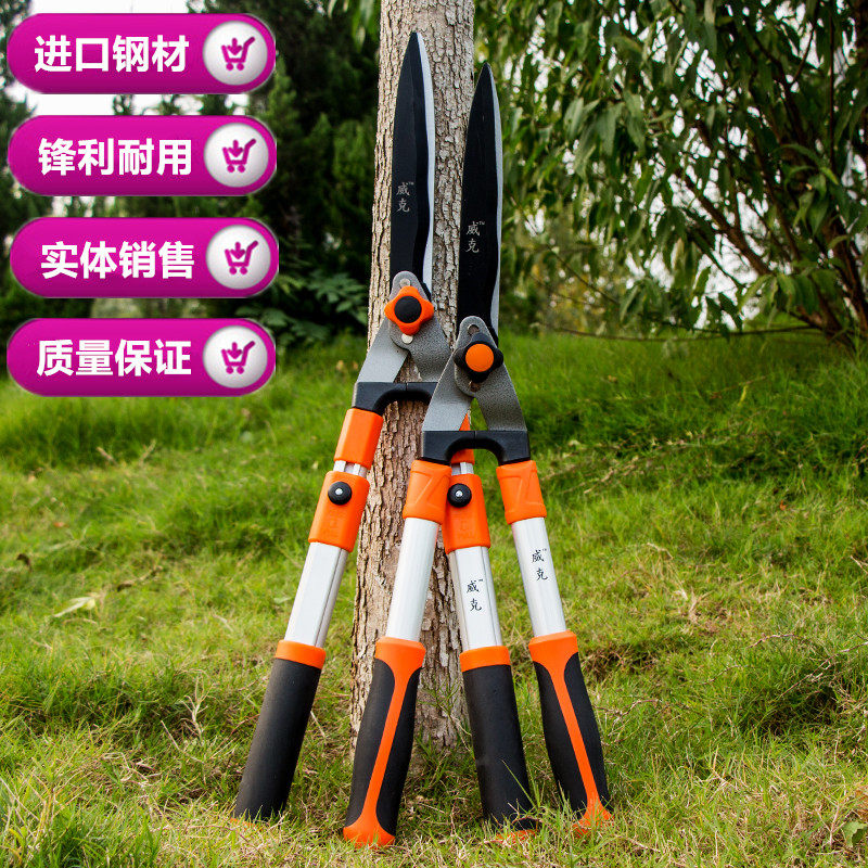 进口绿篱剪修枝大剪刀修花修枝剪刀园艺剪枝剪园林绿化伸缩树支剪