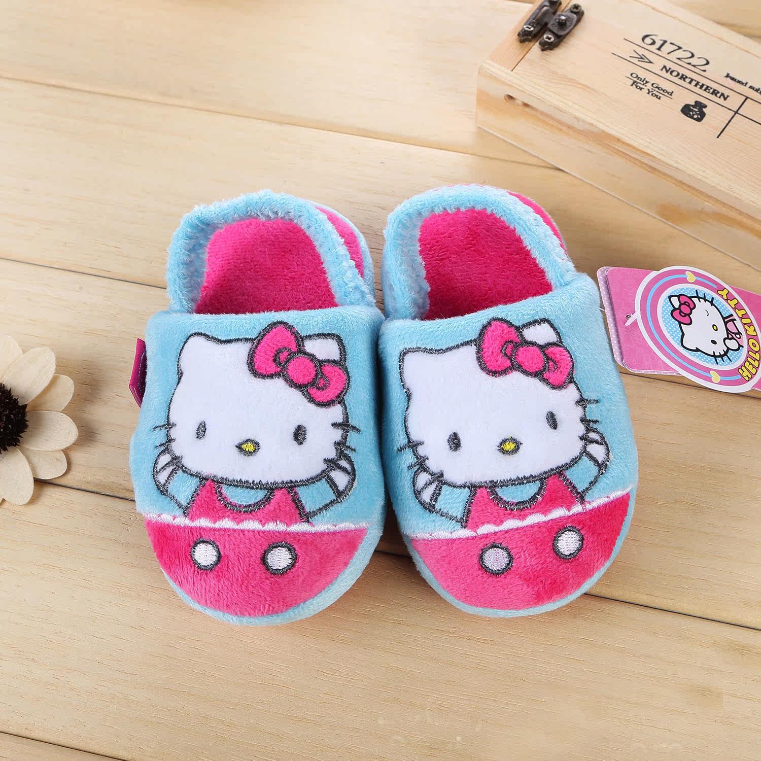 Pantoufles enfants en autre HELLOKITTY - Ref 1013291 Image 4