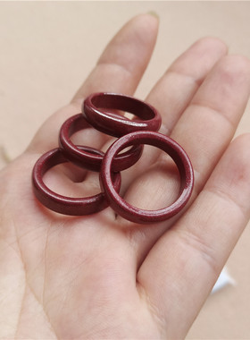 天然高含量紫金砂本命年戒指环