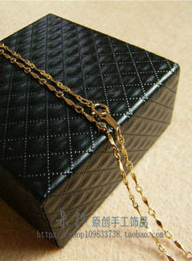 14k包金项链美国进口o字链