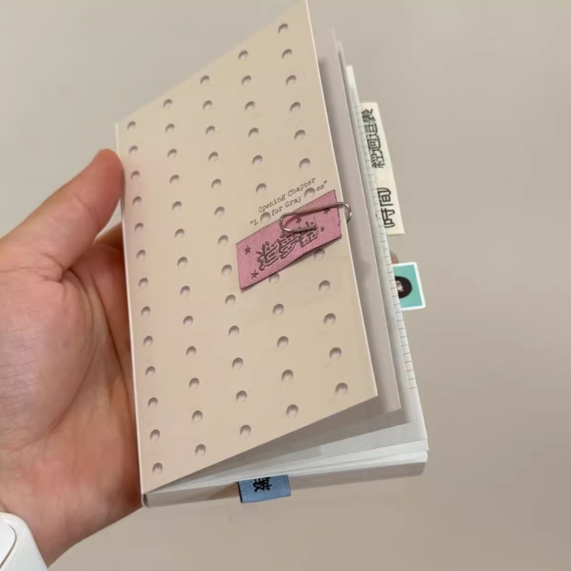 韩系珍珠颂A7笔记本高颜值ins便携日程打卡本可diy随身mini手账本