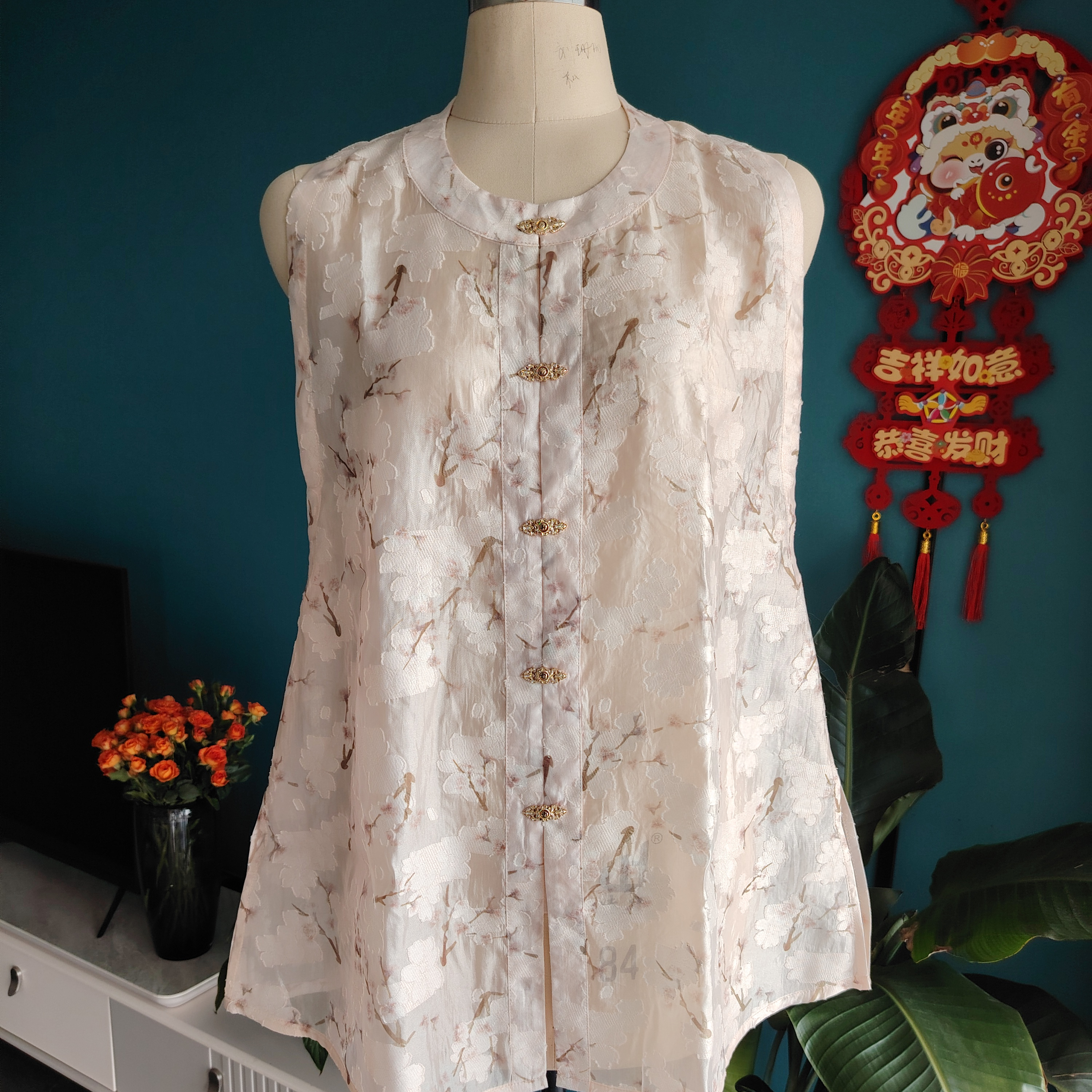 怡心亭【梅香】明制圆领破肩比甲春夏秋款日常通勤汉服汉元素包邮