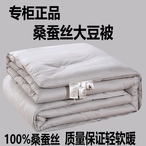 全棉桑蚕丝大豆纤维冬被四季通用