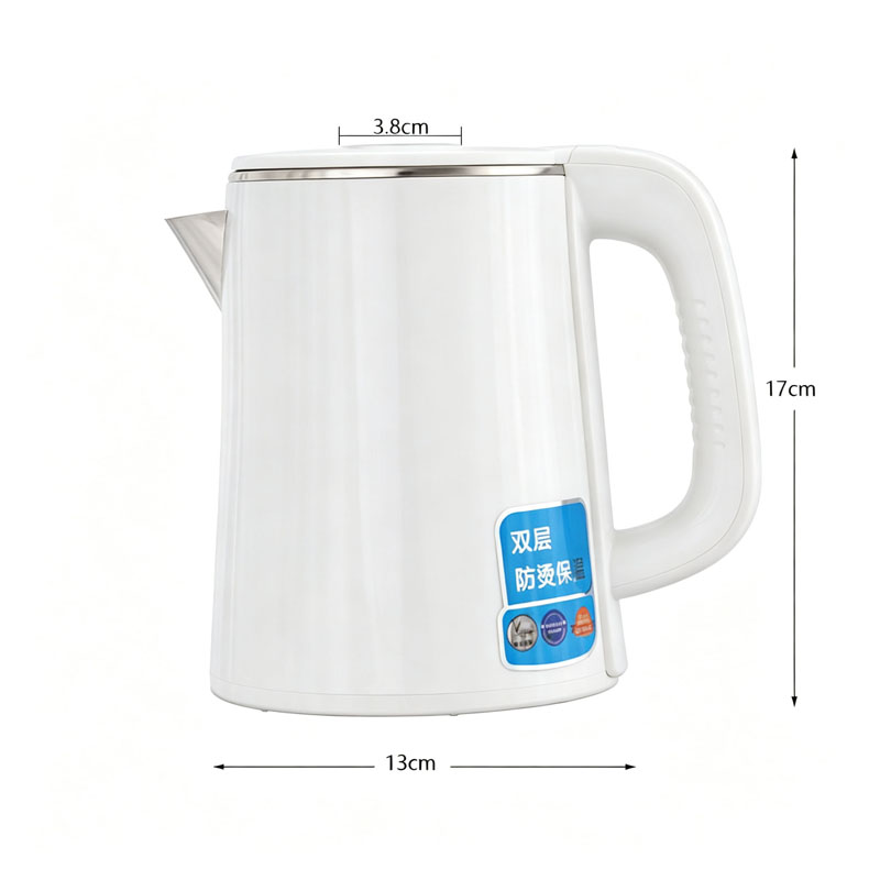 茶吧机配套外加热烧水壶饮水器自动断电白色短嘴壶