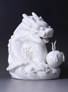 陶瓷摆件乔迁12生肖工艺品包邮