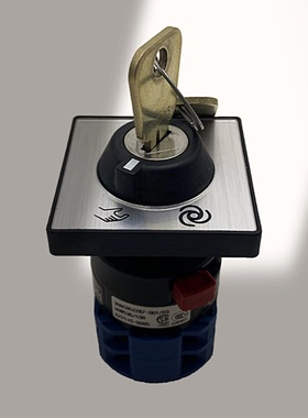 ABB机器人IRC5控制柜两档模式开关3HAC052287-001手自动转换开关